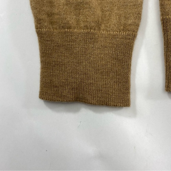 Banana Republic Crewneck Sweater Italian Merino Yarn By Baruffa Tan Youth S - Picture 4 of 9